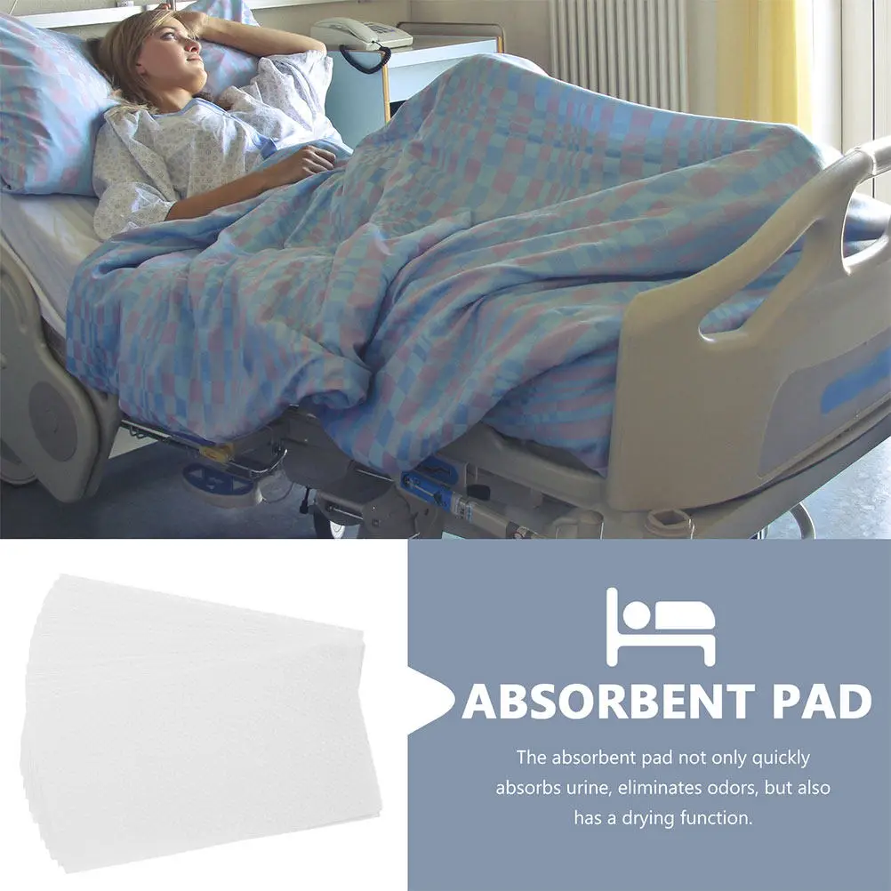Фото 50 шт. впитывающих прокладок для сбора мочи, больничного класса, для взрослых пациентов с недержанием, лежачих больных, с защитой от запаха №3