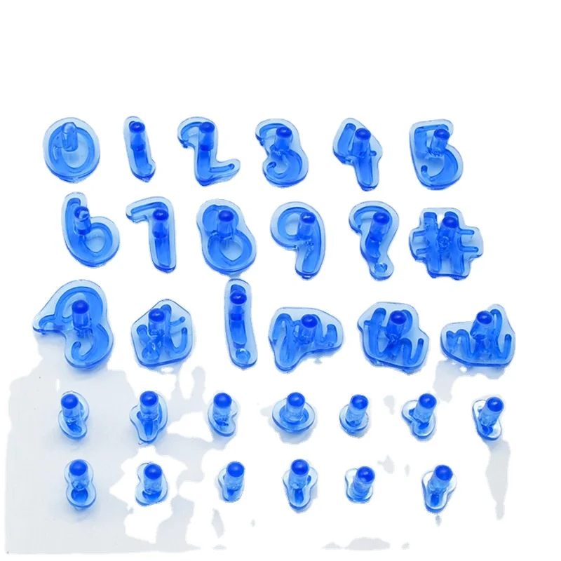 3D Алфавит искусственное украшение для печенья штамп резак инструменты украшения