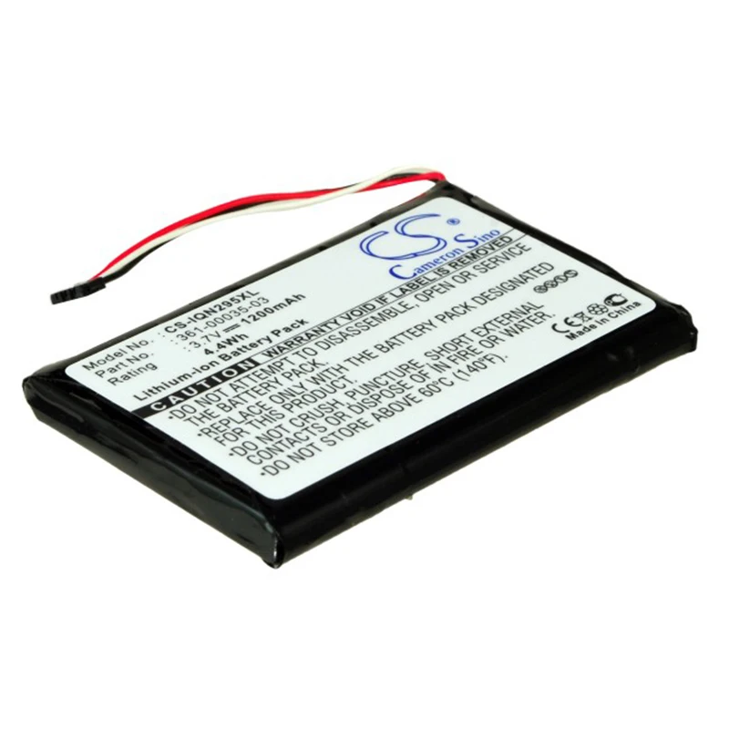 

CameronSino Battery for Garmin Nuvi 2555LMT 2555LT 2495LMT 2475LT 2455LMT 2455LT 2447 2505LT A3AVDG03 1200mAh 361-00035-03