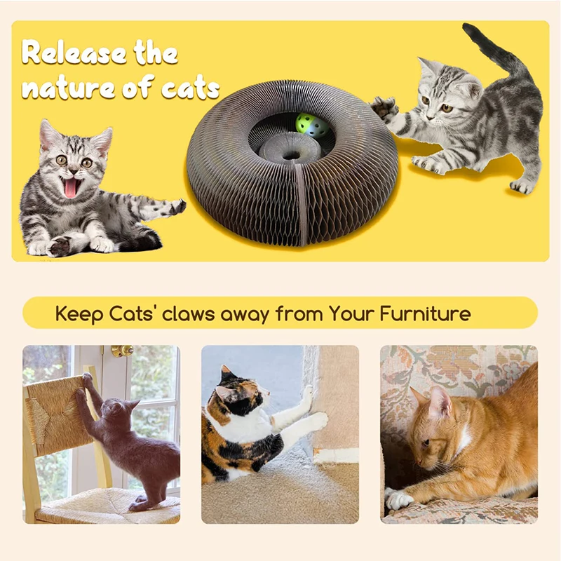 

AMMagic орган, игрушка для кошек, скребок для кошек, Интерактивная Когтеточка для домашних животных, игрушка для кошек, Когтеточка с шариком, детская игрушка для кошек
