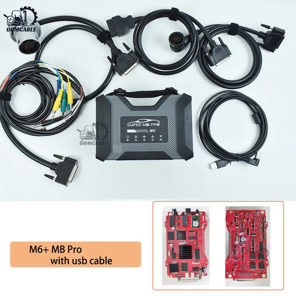 

SUPER MB PRO M6 Wireless Star Diagnosis Tool Full Configuration Work on Both Cars and Trucks with CF19 Support Original Software