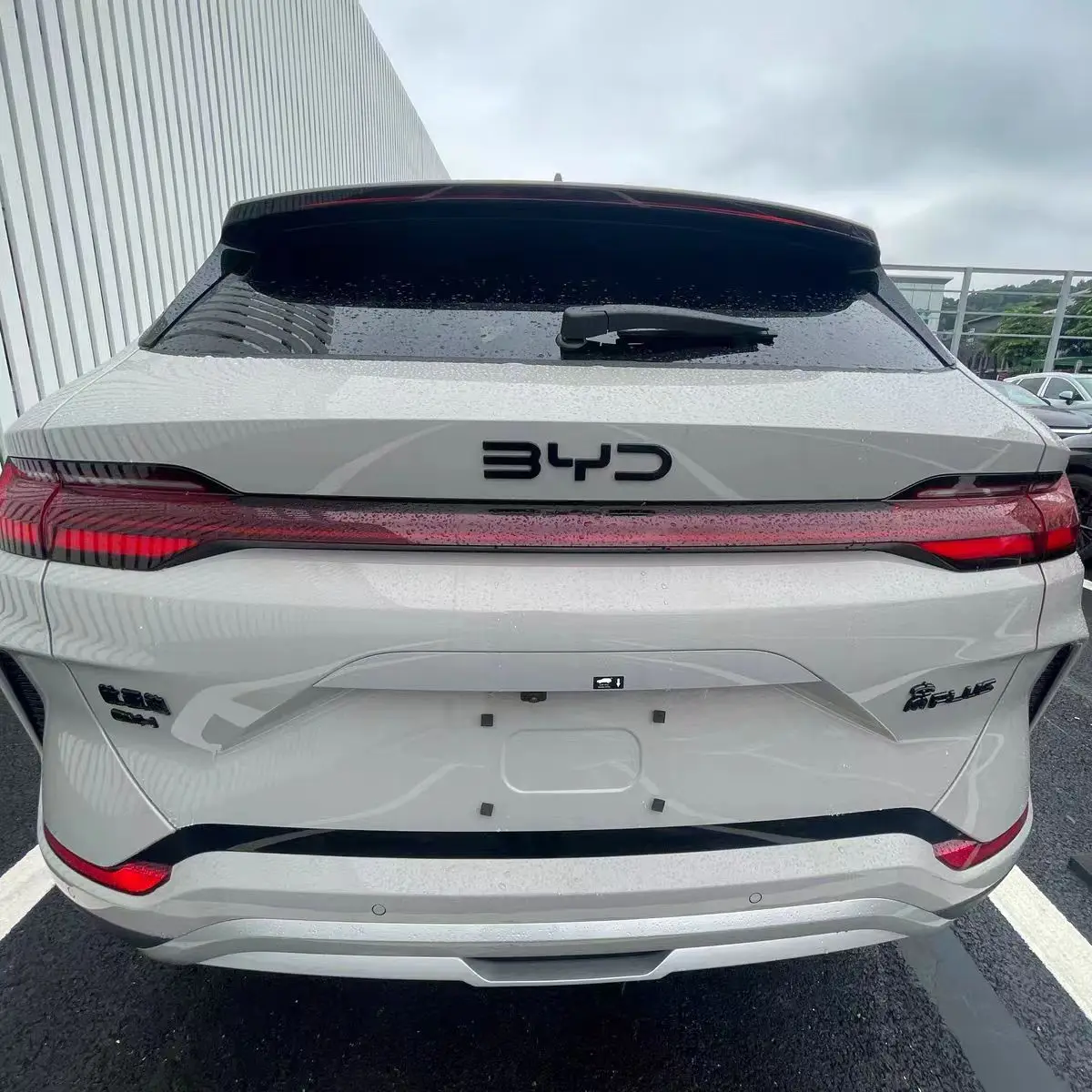 BYD SEALU dmi Черный воин логотип черненый EV задний буквенный модифицированный