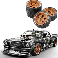 4pcsset classic drift tire rc tyres for 110 ken block rv rally 1965 ford mustang rc car tires model car modification part
