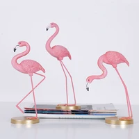 weiqian home flamingo doll pink girls heart wedding gift creative decoration wine cabinet decoration