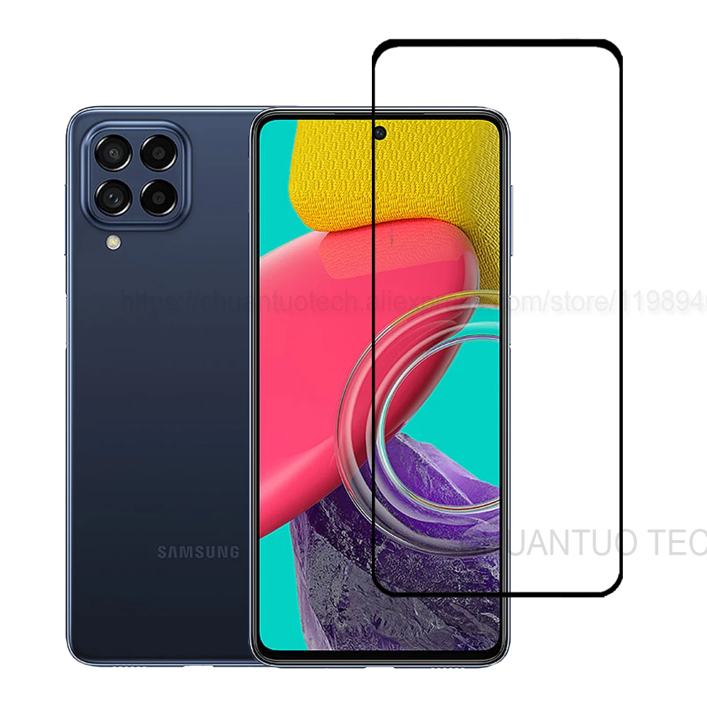 

Закаленное стекло премиум-класса 75 шт./лот 2.5D для Samsung Galaxy M53, полное покрытие, защита экрана, защитная пленка для Samsung Galaxy M53
