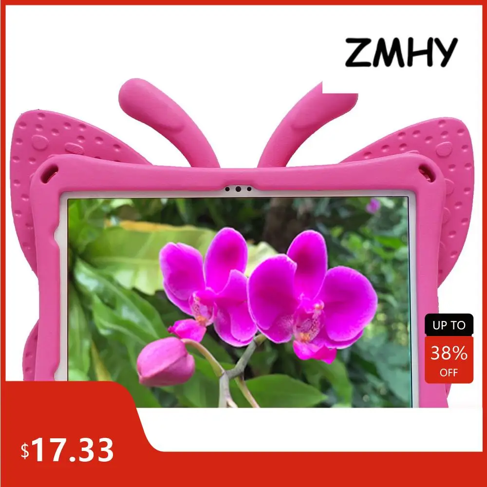 

Kids Case for Huawei MatePadSE10.1 Butterfly Design EVA Cover With Kickstand Tablet Shell Drop-proof Shockproof Protective Cases