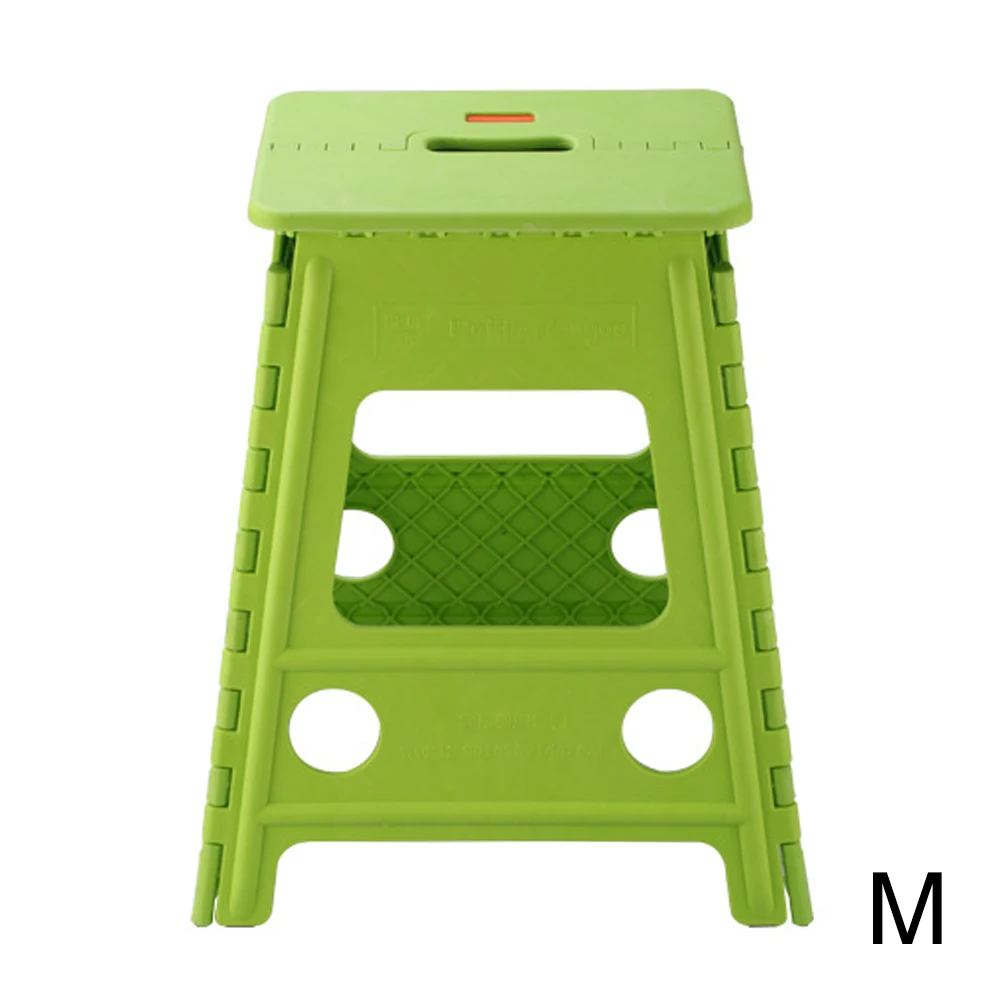 

Portable Non Slip Chair Home Plastic Folding Step Stool Self Locking Outdoor Camping Thickened Store Stable Bathroom Travel