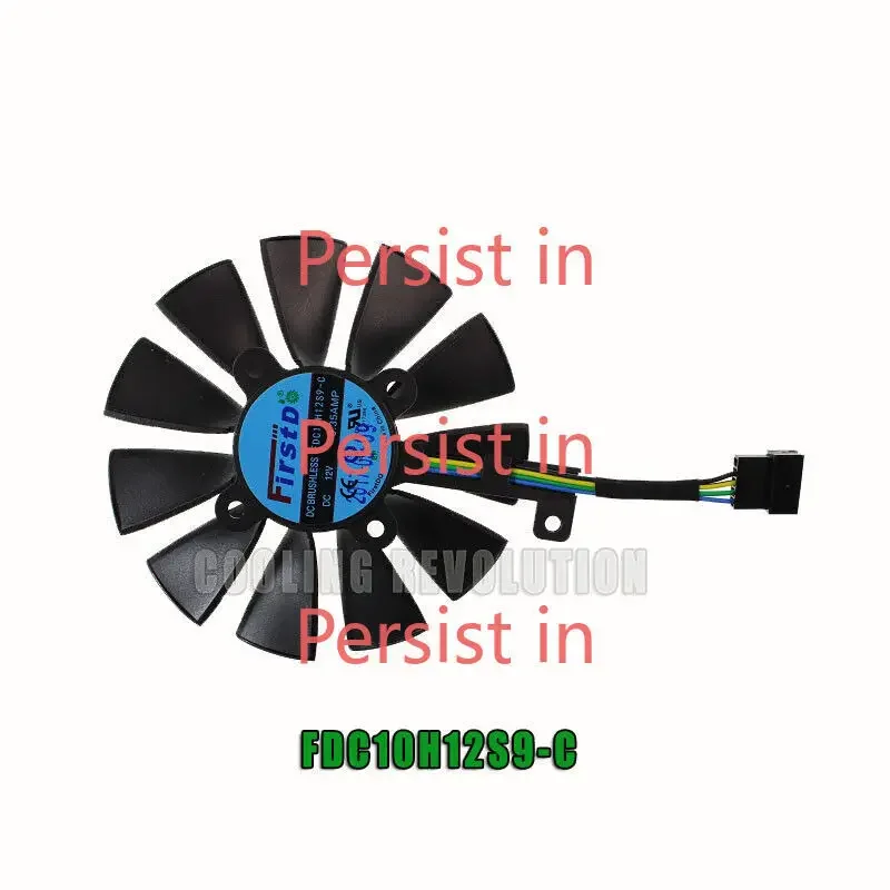FIRSTD FDC10U12 для ASUS STRIX GTX 980Ti R9 390 оригинальный охлаждающий вентилятор видеокарты