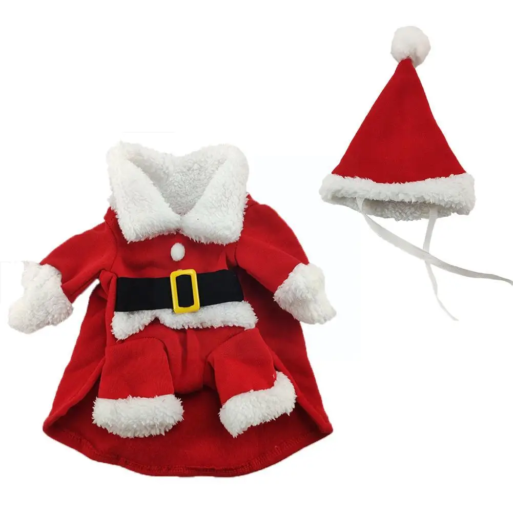 

Dog Christmas Pet Clothes Santa Claus Coat Pets Christmas Dog Apparel Costumes For Or Small Dog F4l7