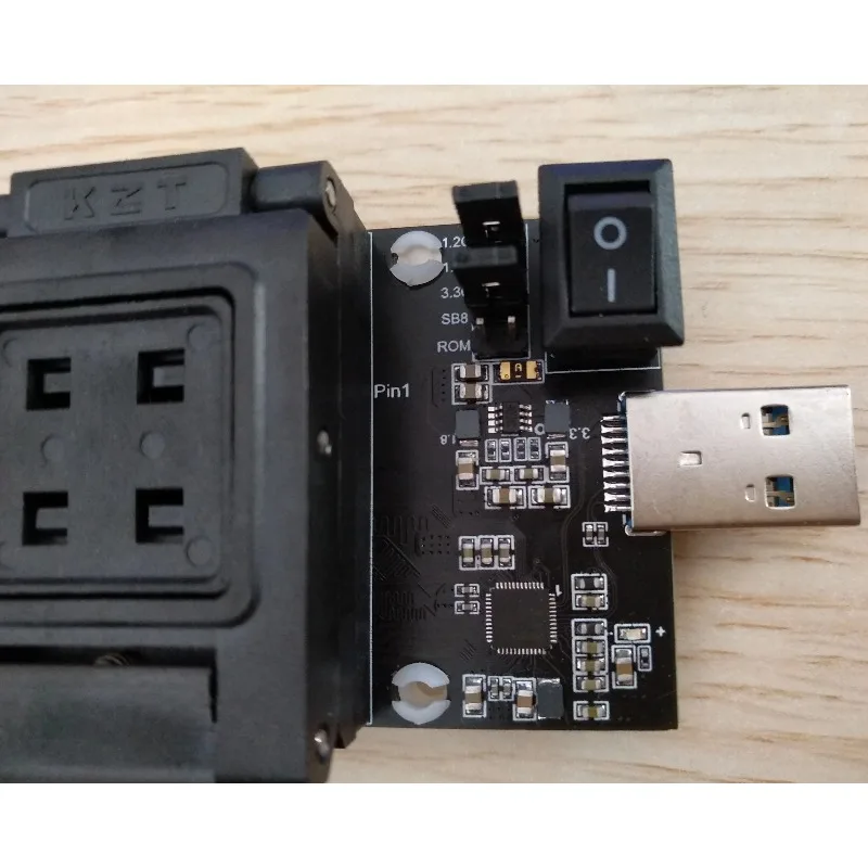Фото Тестовая плата Looook Store SM3281L для USB-флешек без флеш-чипа, универсальный тестовый адаптер 4CE BGA132 BGA152 для самостоятельного ремонта U-дисков №3