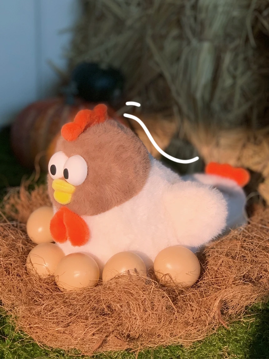 Кухонные 3D тапочки с курицей цвет в ассортименте