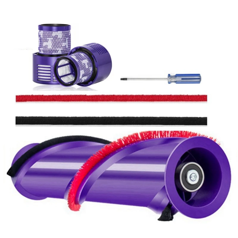 

Сменные детали для беспроводного пылесоса Dyson V10, роликовая щетка, мягкие плюшевые полоски и моющийся Hepa-фильтр