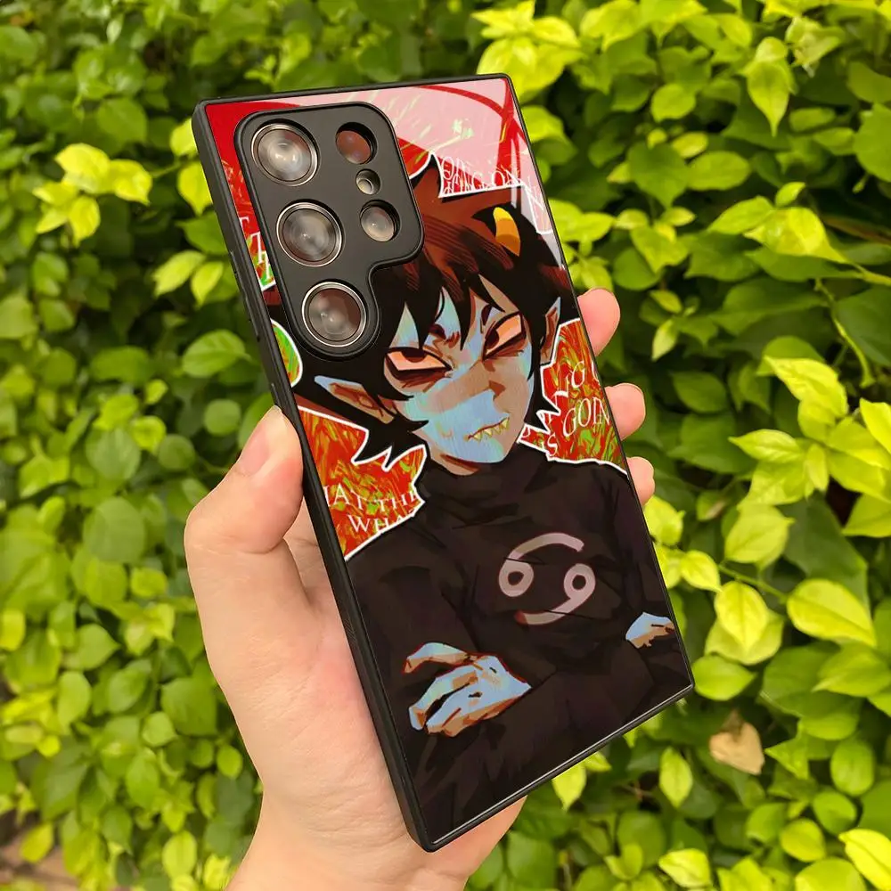 Чехол для телефона с рисунком H-Homestuck Samsung Galaxy S25 S24 S23 S22 S20 S21 Note20 Ultra Plus Fe цветной