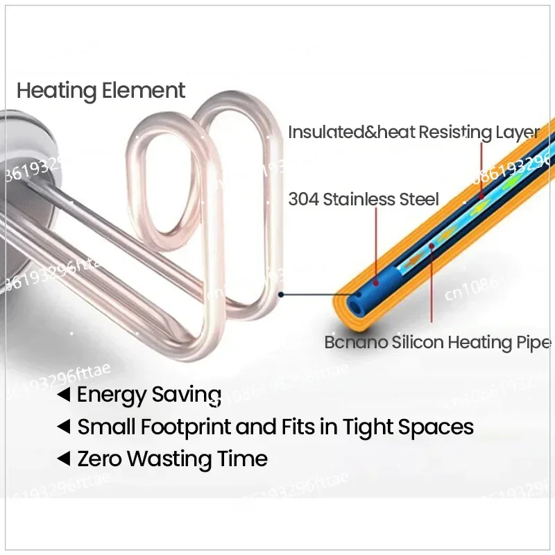 12 В горячий душ Кемперван Нагреватель горячей воды Пригородный электрический