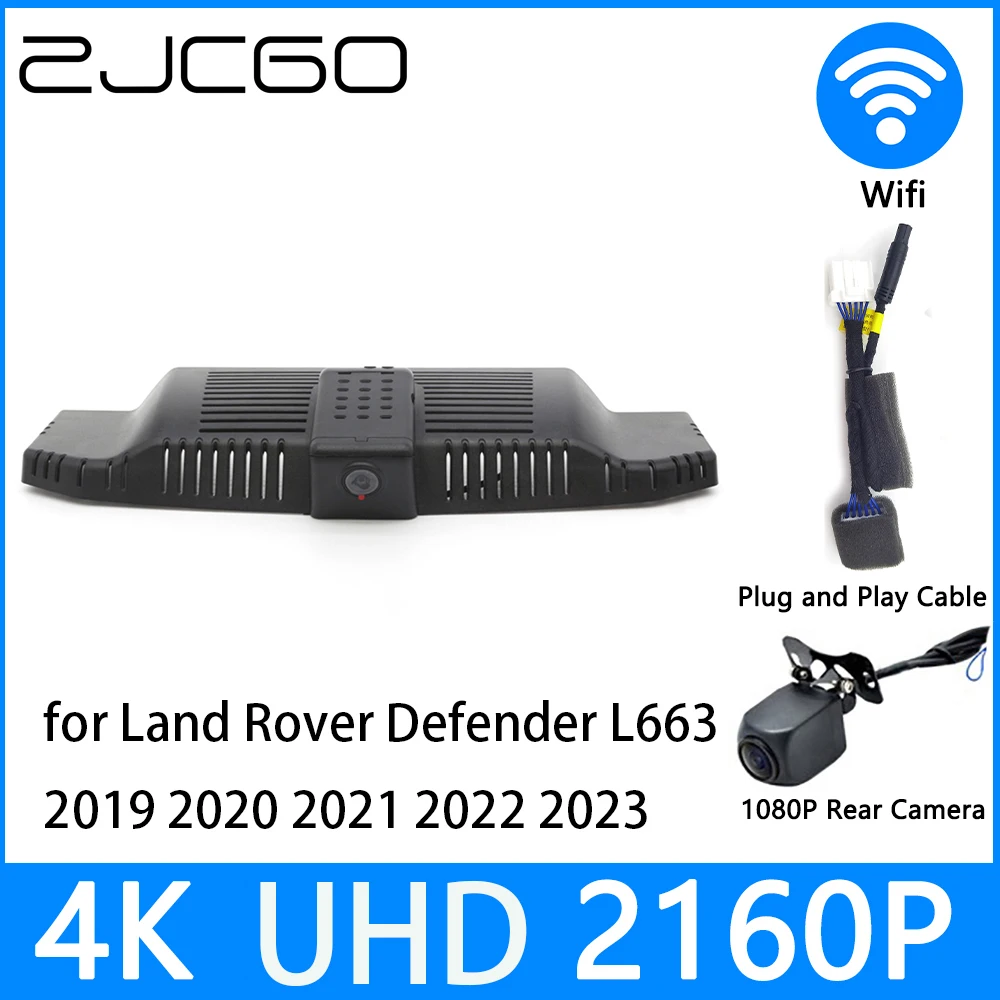 

ZJCGO Dash Cam 4K UHD 2160P Car Video Recorder DVR Night Vision for Land Rover Defender L663 2019 2020 2021 2022 2023