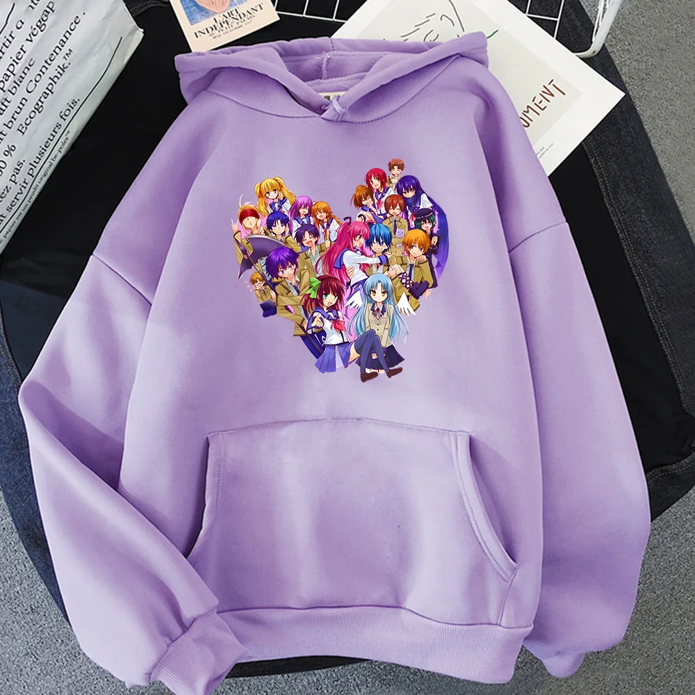 

Angel Beats Anime Clothes Prevalent Men/women Casual Sweatshirts Harajuku Hoodies Autumn Winter Comfortable Fleece Pullovers