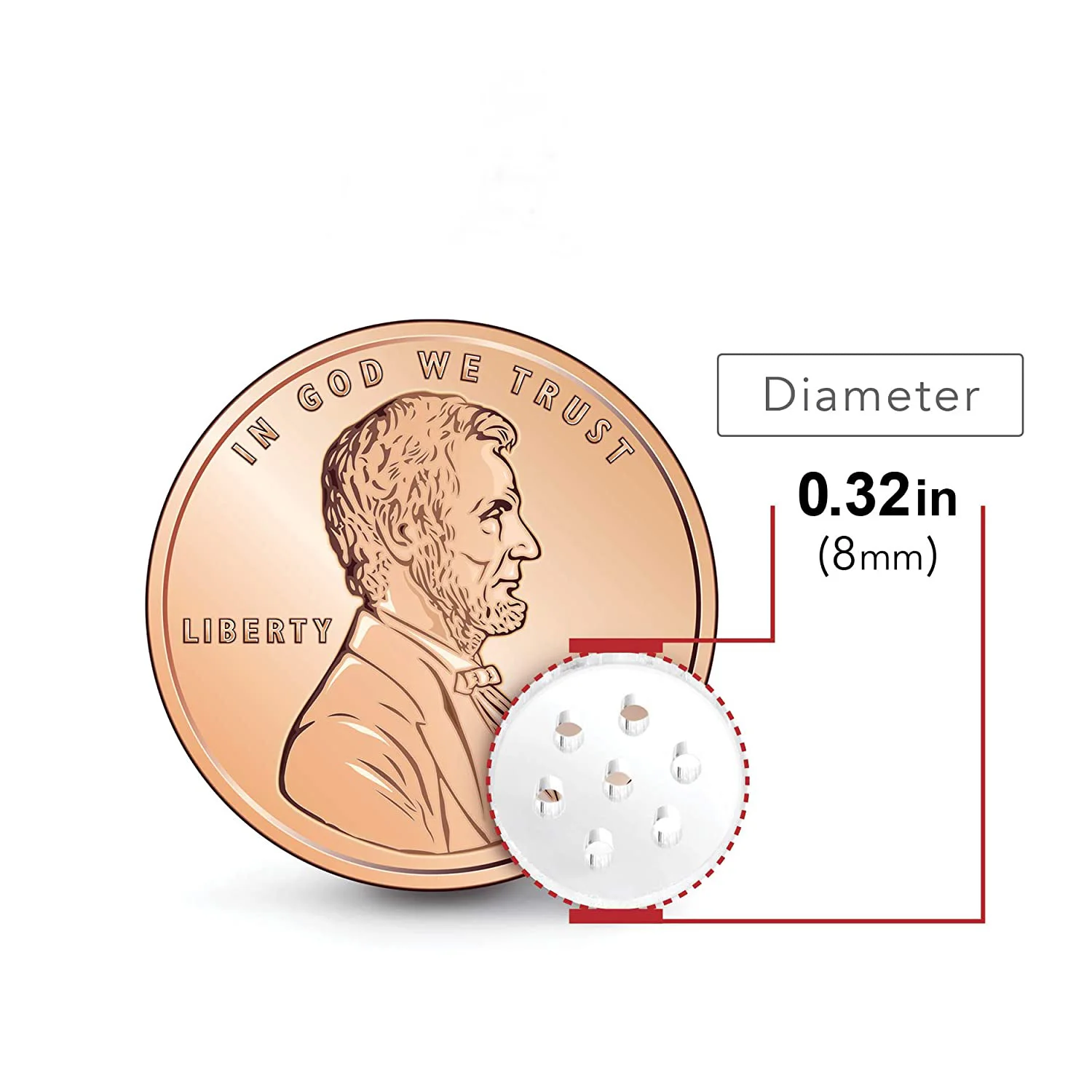 

0.315" (8mm) Glass Screens Filters for Smoking Pipe