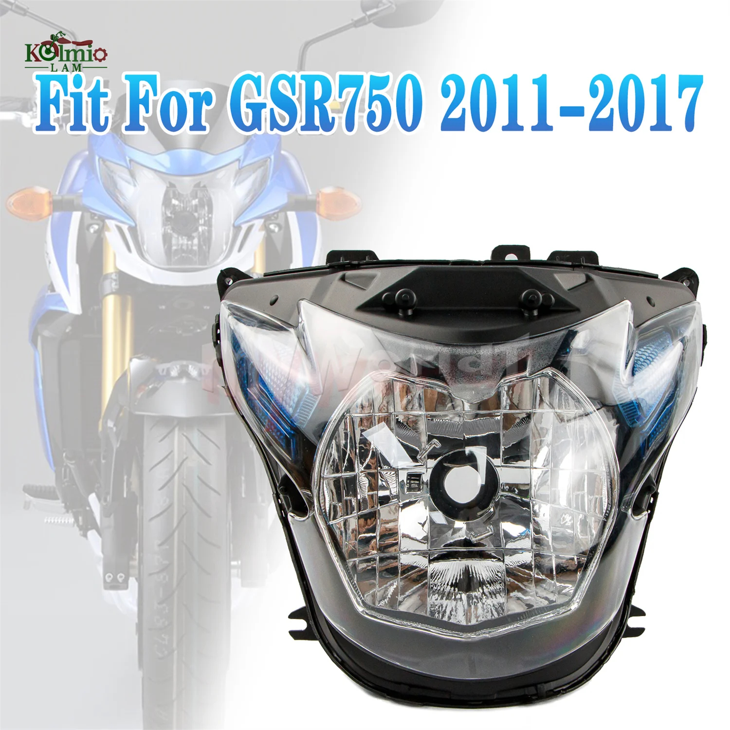 Фото Подходит для Suzuki GSR750 2011-2017 аксессуары для мотоциклов, фара в сборе, фара GSR 750 2012 2013 2014 2015 2016 №1
