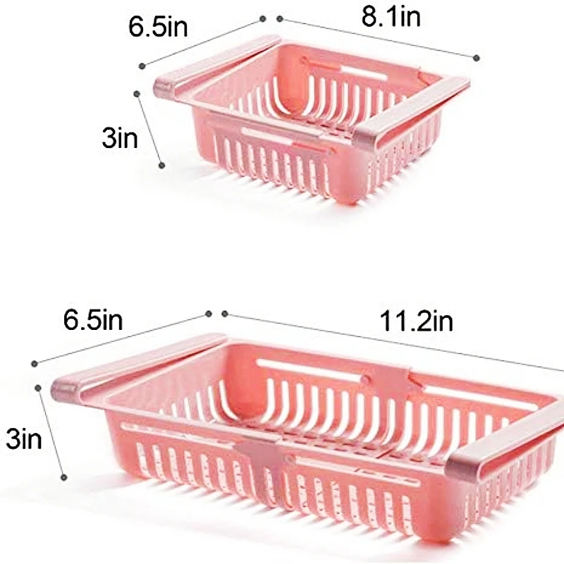 Экологичный Пластиковый Выдвижной Ящик-органайзер Для Холодильника