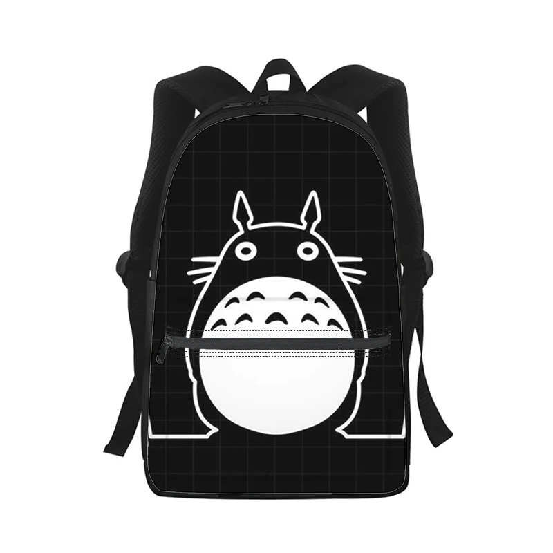 Tonari no Totoro Anime Men Women Backpack 3D Print Fashion Student School Bag Laptop Backpack Kids Travel Shoulder Bag