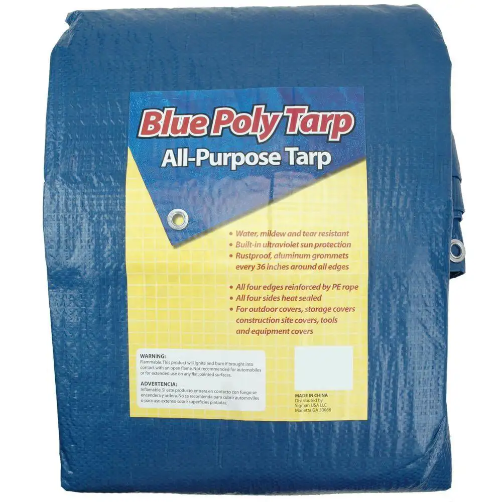 

Free shipping 16' x 20' Blue Tarp