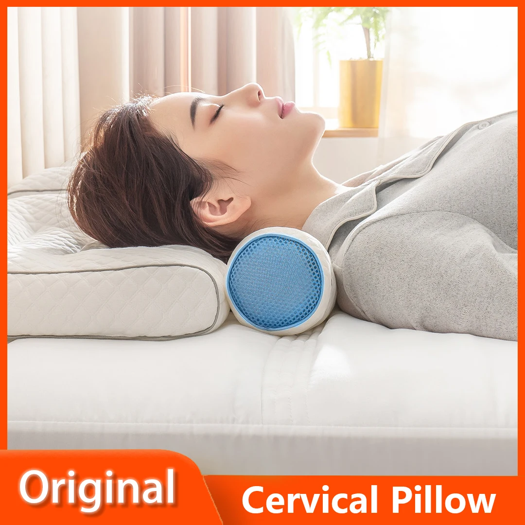 

2022 YOUPIN Washable Cylindrical Hose Cervical Pillow Scientific Neck Pillow Cervical Spine Relaxation Breathable Antibacterial