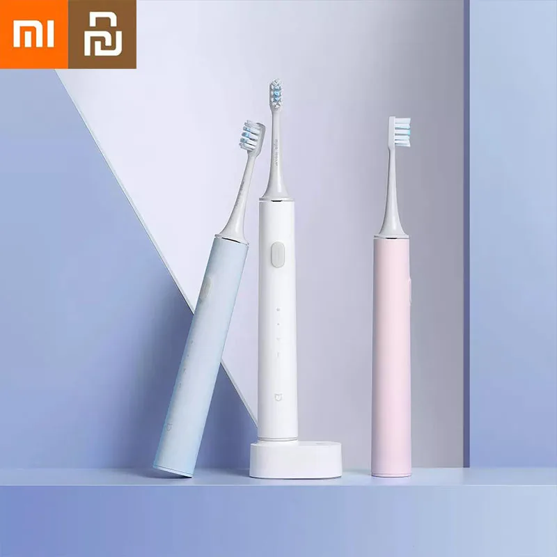 

Xiaomi Mijia Sonic Electric Toothbrush T500 USB Wireless Charging High Frequency Vibration Ultrasonic Smart Control Cleaning