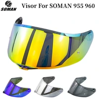 helmet visor for soman sm955 ssm955sm960k1k5k3sv helmet shield casco moto visera accessories parts