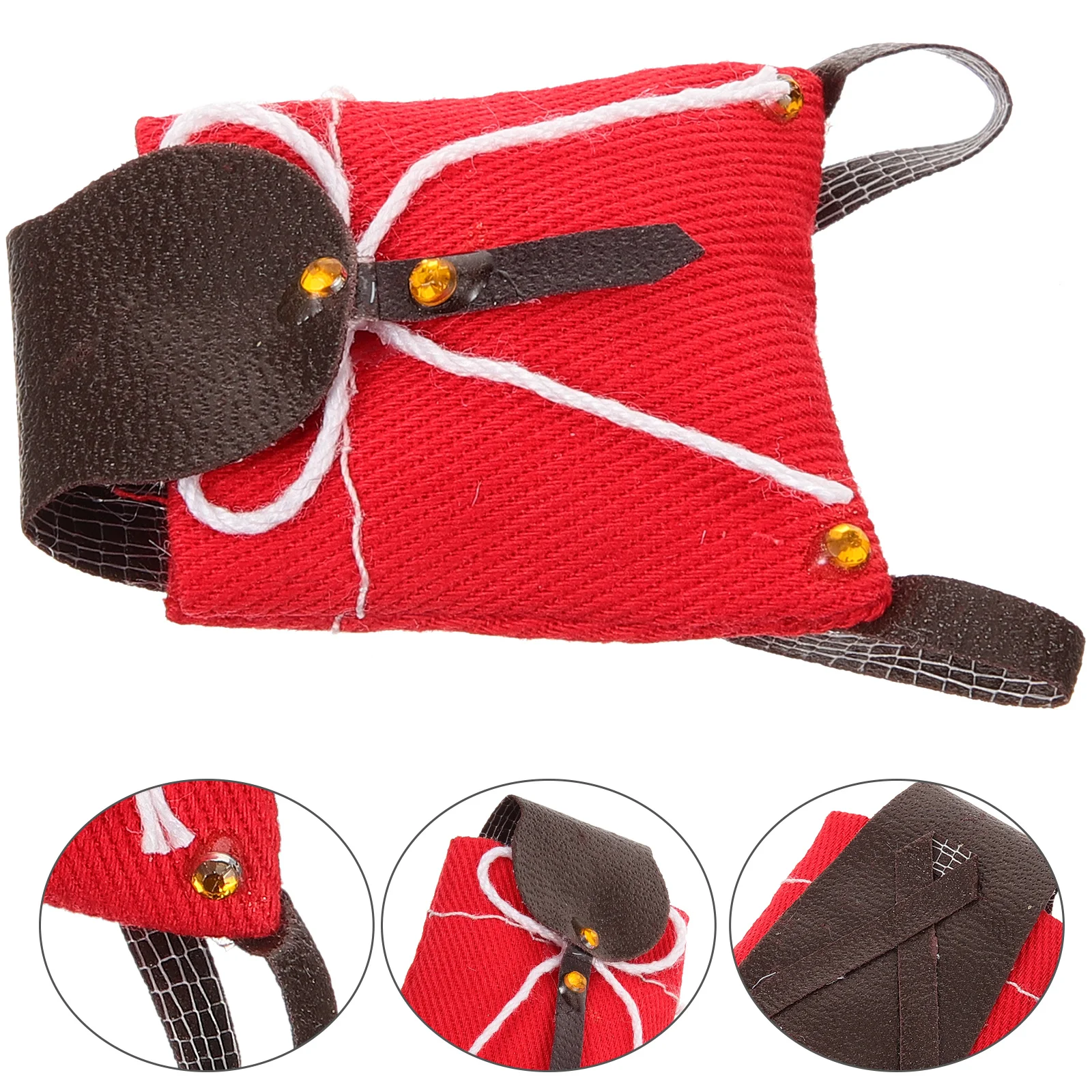 

Miniature Backpack Bag Baby House Decoration Cloth Dollhouse Ornament Kids
