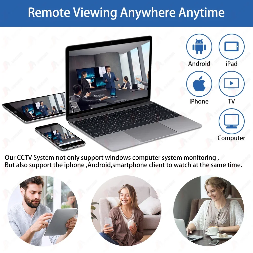 CCTV NVR рекордер 10-канальный 4K H.265 POE Распознавание лиц 8MP Сетевой видеорегистратор