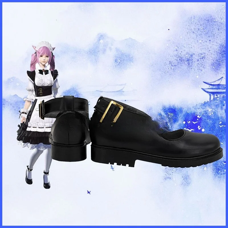 Игра Final Fantasy VII Custrel Обувь для косплея Сапоги Реквизит Хэллоуин Вечеринка Ролевая