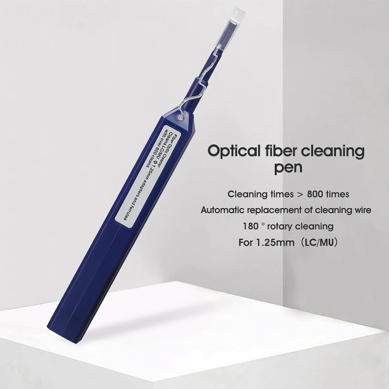 Fiber Endface Cleaning Kit Set Fiber Cleaning Pen 1.25/2.5mm Fiber Cleaning Box