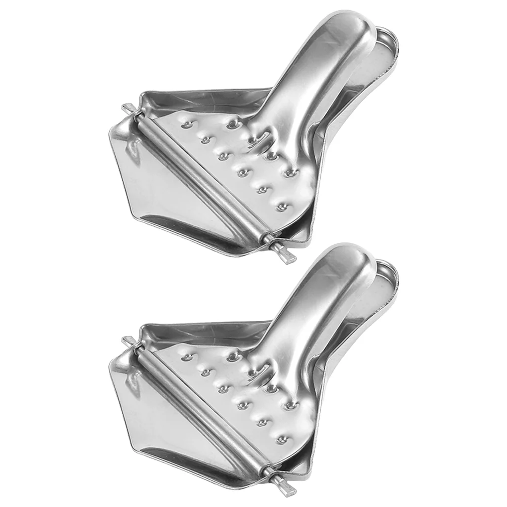 

2 Pcs Manual Lemon Juicer Stainless Steel Juicer Squeezer Kitchen Fruit Squeezer