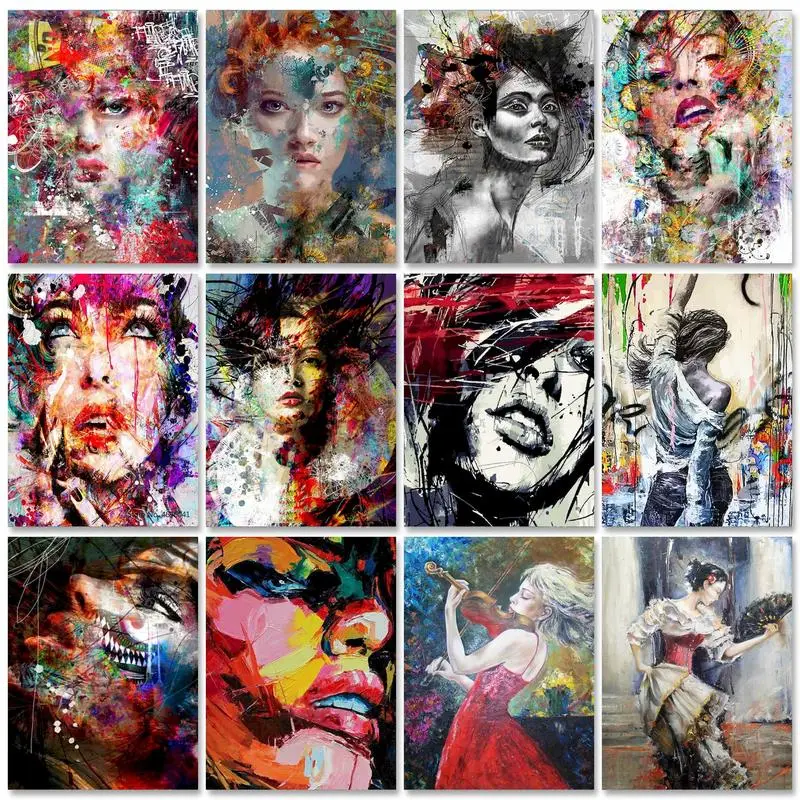 Набор для рисования по номерам GATYZTORY FigurePainting