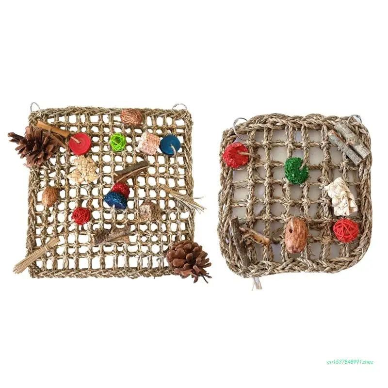 

Соломенная веревка для птиц, искусственное питание для попугаев