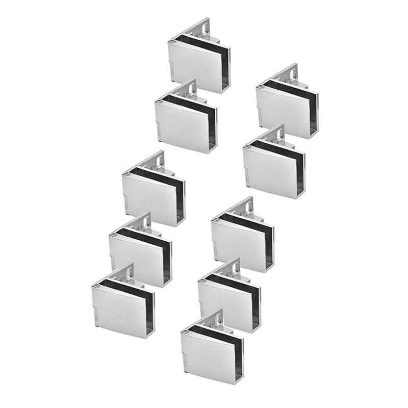 

10 шт., петли для стеклянных дверей шкафов