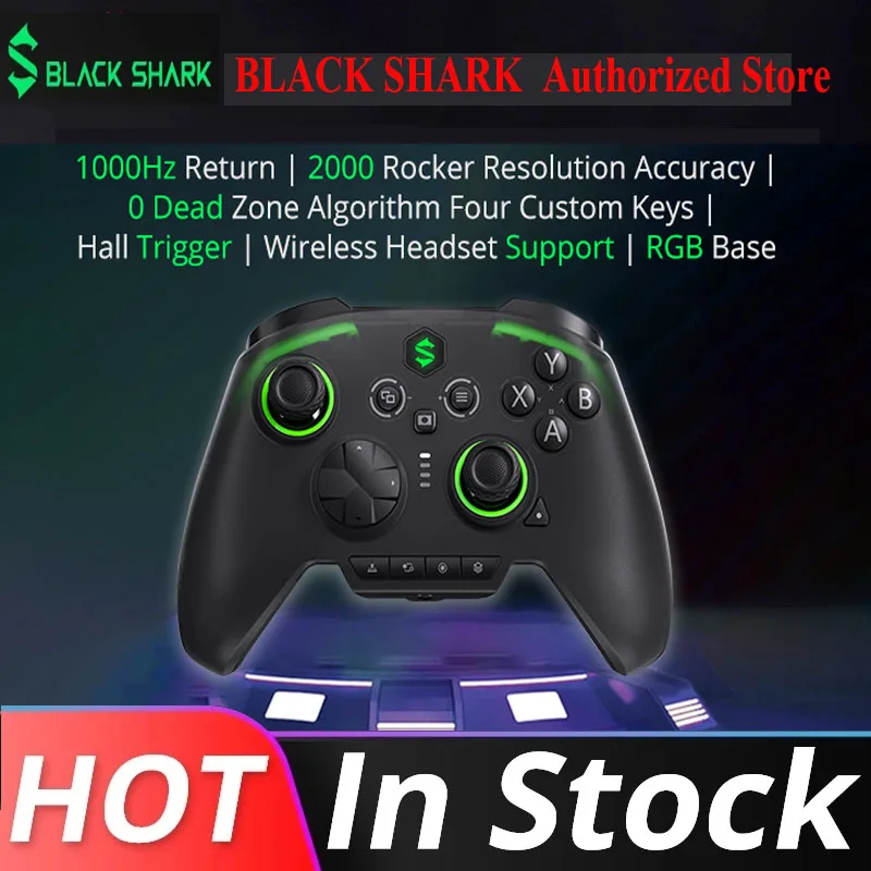 

Геймпад Black Shark с двойным джойстиком, беспроводная гарнитура с поддержкой базового переключателя