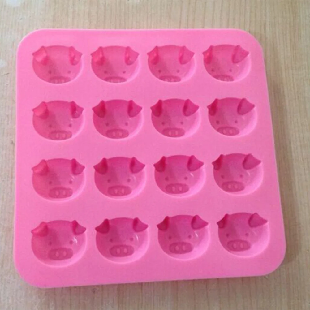 

Molds Siliconecandy Animal Cake Fondant Tray Cookie Mould Soap Piglet Chocolate Baking Mold Ice Gummies Jelly Piggy 3D Pan