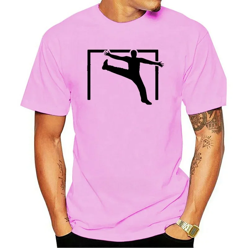 Футболка мужская с круглым вырезом тенниска из сетки для гандбола забавный