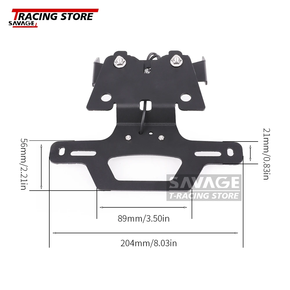 GSX8S держатель номерного знака с подсветкой для Suzuki GSX-8R GSXS8R GSX-8S комплект