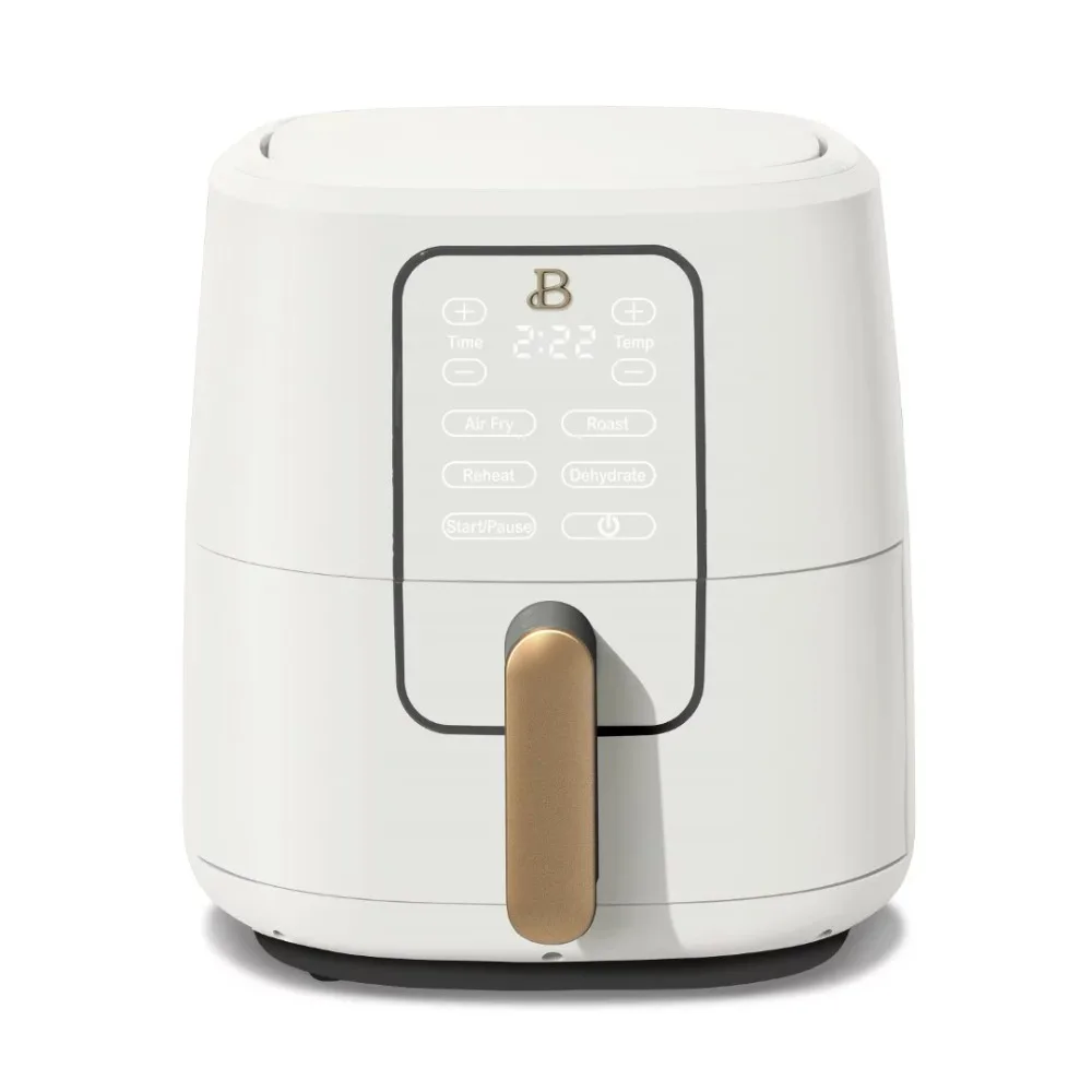 

6 Quart Touchscreen Air Fryer White Icing by Drew Barrymore For Cooking kitchen