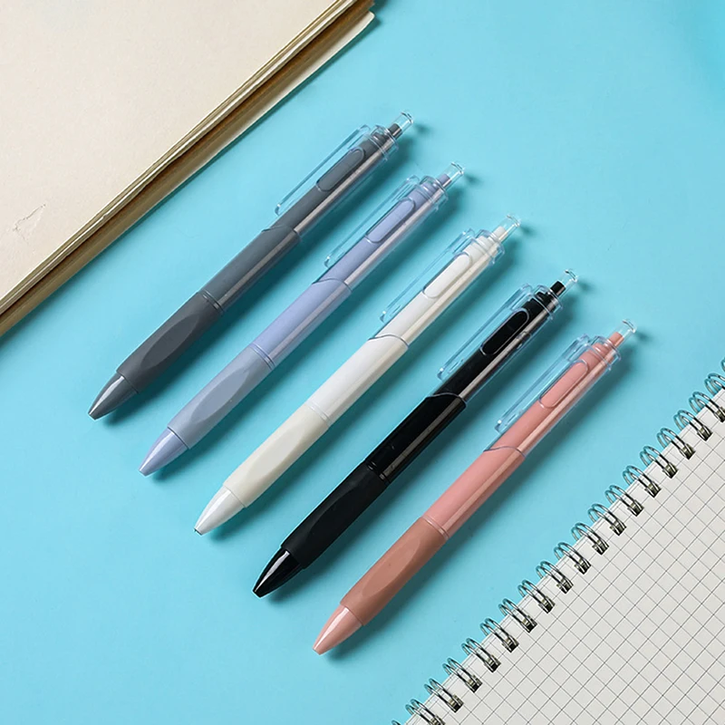 

Small White Pen Retro Color Press Gel Pen Neutral Pen For Writing Tool Student Pens Stationery 0.5mm Office School Supplies