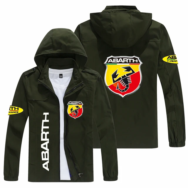 

2022 new spring and autumn men's ABARTH Logo Hoodie Jacket popular print casual fashion loose rider jacket men's street baseball