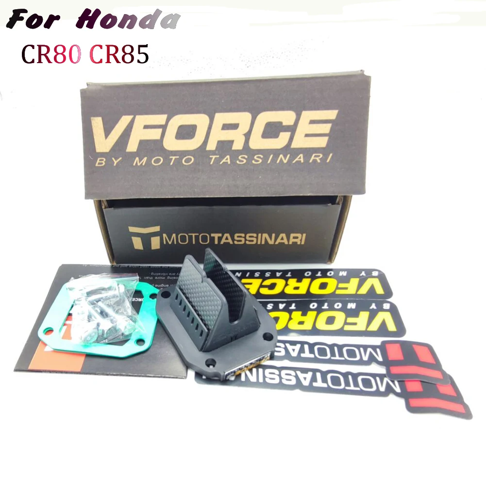 

VForce 3 Reed Valve System V-Force V381S For Honda CR80 CR85 VForce CR 80 85 Palheta Derbi EBE EBS D50B0
