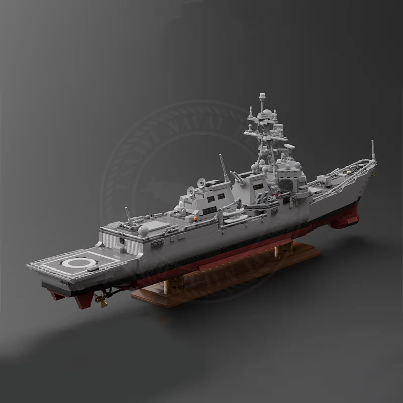 2733 шт. Moc классическая модель Arleigh Burke-class управляемый ракельный разрушитель мир