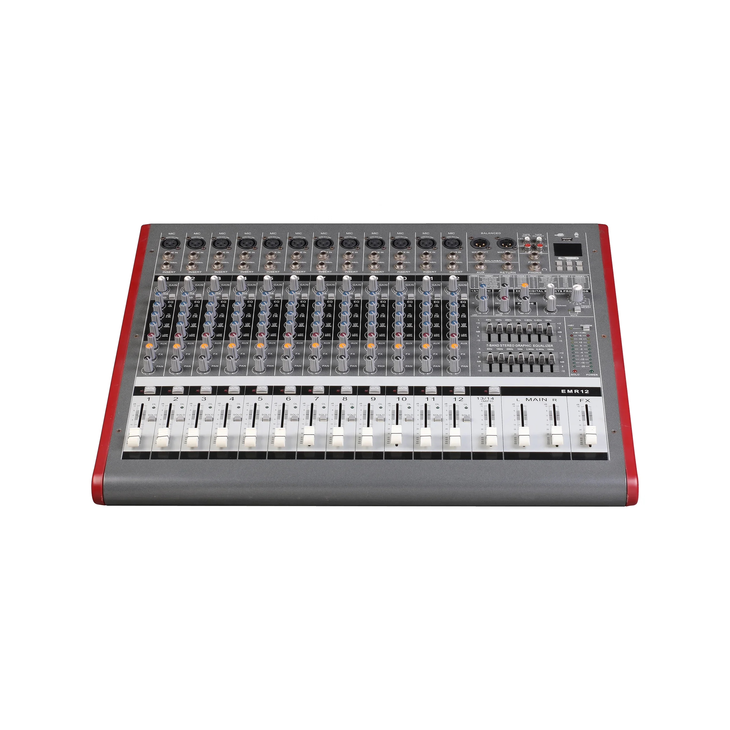 EMR12 студийный микшер профессиональный DJ цена 12-канальный аудиомикшер