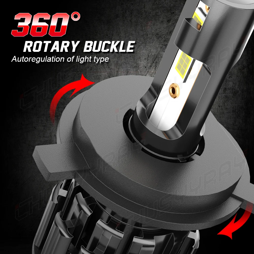 Лампы головного света CHUSYYRAY 4x Combo H4 9003 9006 9145 комплект противотуманных ламп