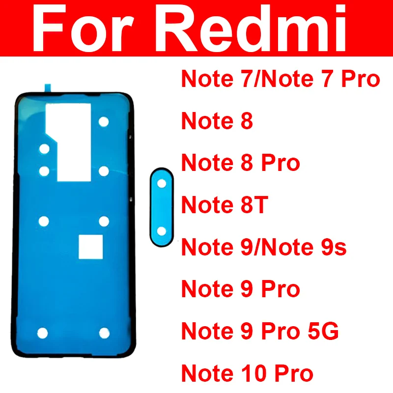 

Клейкая лента на заднюю крышку корпуса аккумулятора для Xiaomi Redmi Note 10 9 8 7 Pro 5G Note 9s Note 8T