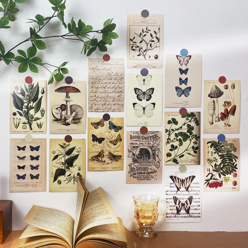 30 шт./компл. Ins скандинавский ретро настенный декор наклейки для фотокарточек