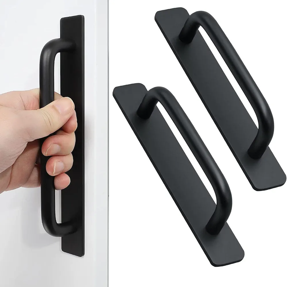 2Pcs Adhesive Cabinet Handles Kitchen Cupboard Handles Self Stick Instant Cabinet Pulls Hardware Kitchen Handles For Door Knobs